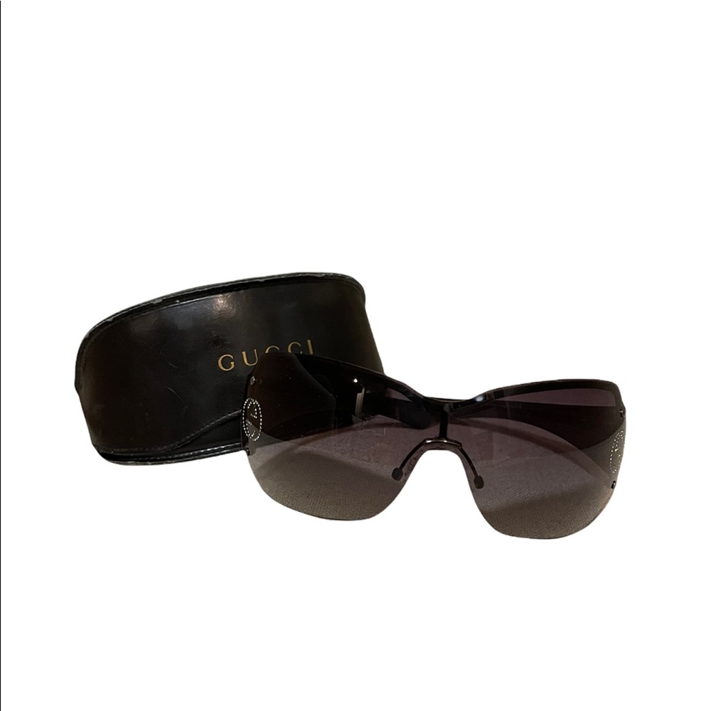 Gucci Rimless Sunglasses GG 1825 / Strass